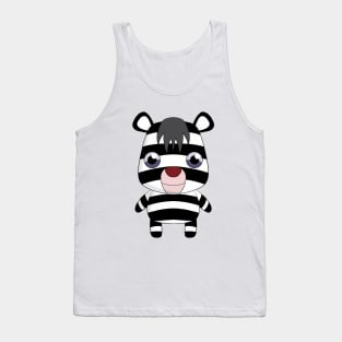 A docile zebra Tank Top